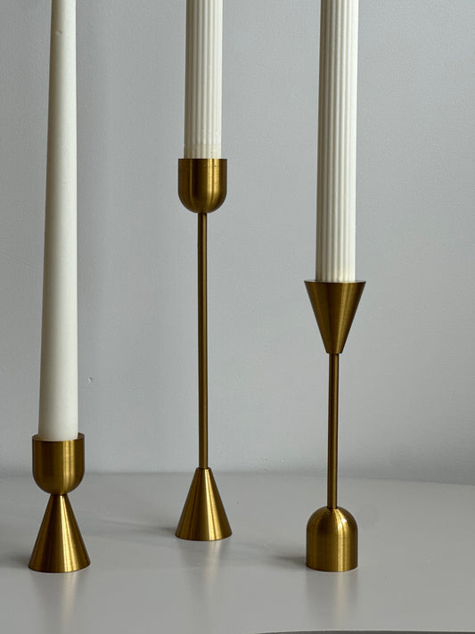 Candle Holder Sticks - Gold
